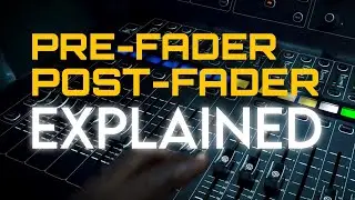 Pre-Fader And Post- Fader Explained #livesoundengineer #recordingengineer