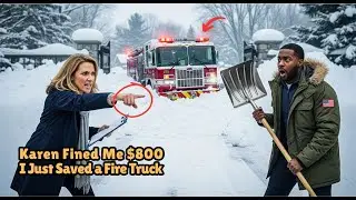 $800 Fine for Saving Lives? Karen vs Me and the Fire Truck Confrontation