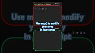 ❌ Map array - use java-script inbuilt feature map to modify each array item #shorts #viral