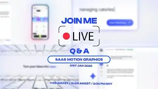Motion with Nas Live Stream - Saas Motion graphics Appgen Q&A