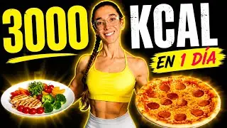 🍪 UN D&Iacute;A en MI DIETA de VOLUMEN *3000 KCAL* | VOLUMEN SUCIO vs LIMPIO 🍩🍫