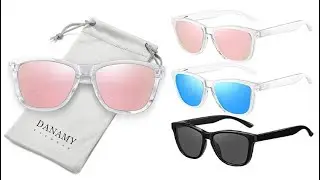 #DANAMY #sunglasses Womens #polarized Trendy Sunglasses. With UV400 Protection. Men & Women
