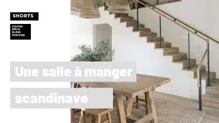 Une salle &agrave; manger scandinave moderne
