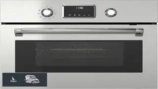 FORNEBY microwave combi with forced air 500 stainless steel colour