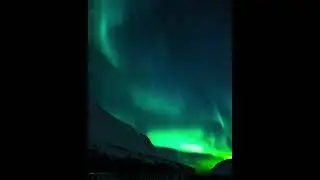 Beautiful aurora borealis