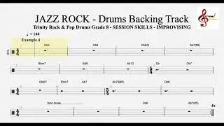 JAZZ ROCK - DRUMS IMPROVISING -Trinity Rock & Pop Drums Grade 8 - Session Skills
