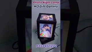 Rotating Photo LED Lamp | Photo Lamp | LED Lamp | Night Lamp | #ytshorts | MJ Gift Gallery