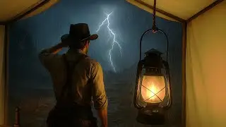 John&rsquo;s Rainy Tent Escape at Cotorra Springs | ASMR RDR2