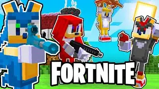 We Made MODDED SONIC FORTNITE In Minecraft!