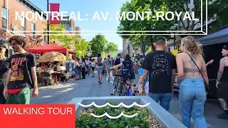 Walking in Montreal's Famous Streets: #1- Av. Mont-Royal #walking #travel #Montreal #Mont-Royal