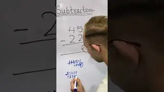 Subtraction 4-Digit | By 4-Digit | Number | Subtract 4-Digit | #maths #subtraction #ytshorts #video
