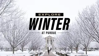 See the season of winter at Purdue University