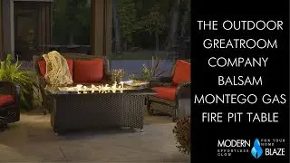 The Outdoor GreatRoom Company Balsam Montego Gas Fire Pit Table