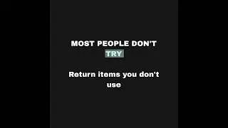 #13. Refunds & Returns : You can get this money back