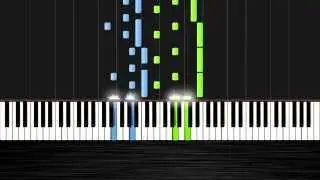 Michael Nyman - The Heart Asks Pleasure First - Piano Tutorial (50% Speed) by PlutaX - Synthesia