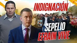 El último adiós a Efraín Fuerez: Un pueblo llora y exige justicia