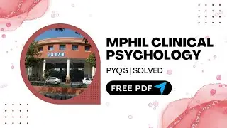 Mphil Clinical Psychology previous year question papers  -Part 3