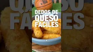 Dedos de queso con solo 3 ingredientes #DedosDeQueso #mozzarellasticks #botanas