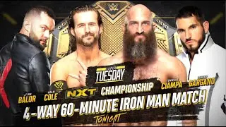 WWE NXT 09 01 2020 Fatal 4 Way Iron Man Match NXT Championship