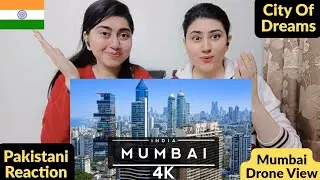 Mumbai City , Maharashtra , India  🇮🇳 4K Drone View | Pakistani Reaction On India |