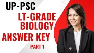 LT GRADE BIOLOGY PAPER DISCUSSION PART 1  | LT GRADE BIOLOGY ANSWER KEY 2025 | UPPSC LT GRADE ANSWER