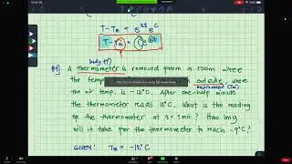 DIFFEQ 2020 10 01  - Newton's law of cooling