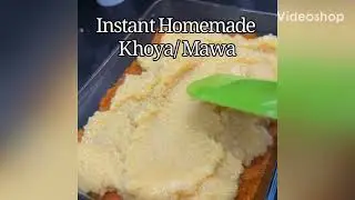 Microwave Instant khoya/Mawa made with double cream #khoya #mawa