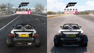 Forza Horizon 5 vs Forza Horizon 4 - Lotus 340R | Direct Comparison (Sound + Graphics)