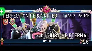 WH40k Tacticus - LRE Lucius the Eternal - Gamma Track 1-14 Maps (CCW team, Min 5 Hits team)