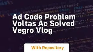 ad code problem voltas ac solved vegro vlog