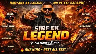 Haryanvi Rap Diss Track | All Indian Rappers | Respect Only Yo Yo Honey Singh | New Desi Rap 2025