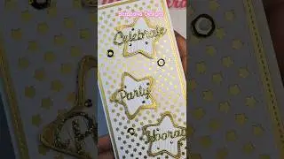 Star Slimline Card die set,   available at @ScrapDiva29 Shop #scrapdivadesigns #craft