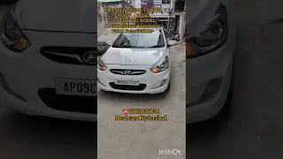 VERNA FLUIDIC SX OPTIONAL CRDI DIESEL FOR SALE IN HYDERABAD #hyundai #vernafludic #crdi #telangana