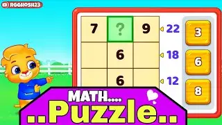 Math Puzzle 🧩 Easy & Education Game For Kids 😄🎯 Rgghosh23 #trending #learninggame #animation #gaming