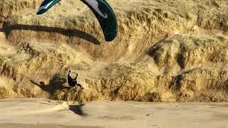 Soaring Castricum on the Flare Moustache 18m2