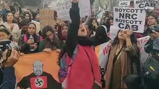 Jamia Milia Islamia University protest against NRC CAA