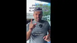 Haz esto si quieres capital con 0% de inter&eacute;s!