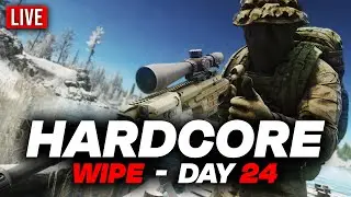 HARDCORE WIPE - Day 24 | 100% SOLO QUESTING  | Escape from Tarkov