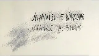 Japanische Bindung | Japanese Stab Bindung | EU4ART Tutorial