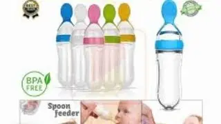 Mess-Free Feeding with Baby Bottle Spoons | Must-Have Feeding Accessories. SILICONE SPOON🥄 FEEDER