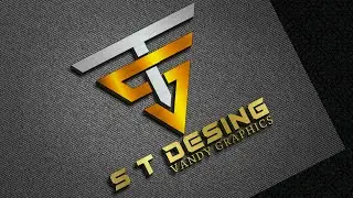 S T Professional Logo Desing Tutorial Vandy Graphics Logo Pixellab logo design tutorials