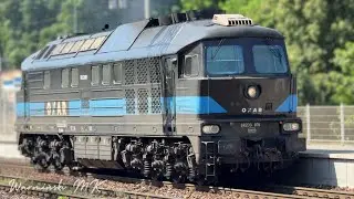 Ludmiła BR233-970 Bartex - przejazd lokomotywy luzem przez Olsztyn