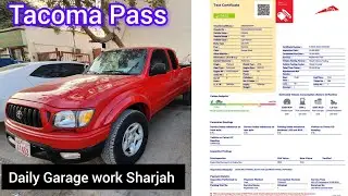 Red Tacoma Pass Today | Daily Garage Work Sharjah | Call or WhatsApp 0508259474