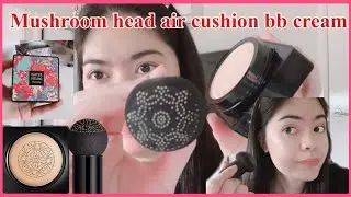 Крем-кушон Mushroom Head Air BB/CC первое впечатление + тест на стойкость