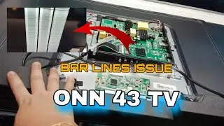 ONN 43 TV BAR LINES ISSUE! MODIFIED PANEL..