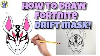 How to draw FORTNITE / Drift Mask *step by step!