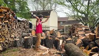 Firewood & Chill ASMR #11 Ultimate Relaxing Experience #asmr #woodcutting #firewood #woodsplitting