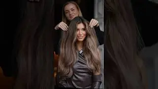Мл. мастер Валерия Лаптева 💚 #hairstyle #beautiful #transformation #hair #viralvideo #интервью