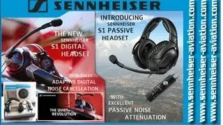 Цифровые авиационные гарнитуры Sennheiser S1, пассивные Sennheiser S 1.