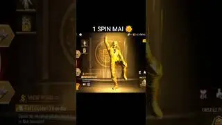 1 SPIN ✅ GOLDEN CRIMINAL BUNDLE 🔮 #freefireindia